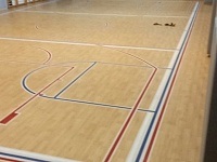 Нанесение спортивной разметки - 200м2